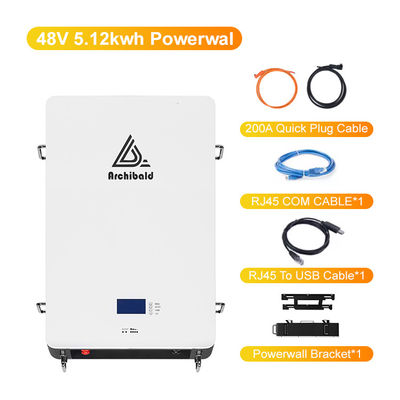 Hybrydowa sieć zasilania Lifepo4 Home Bateria 48V 200ah 10Kwh 51.2v 300ah Baterie litowo-jonowe z WIFI