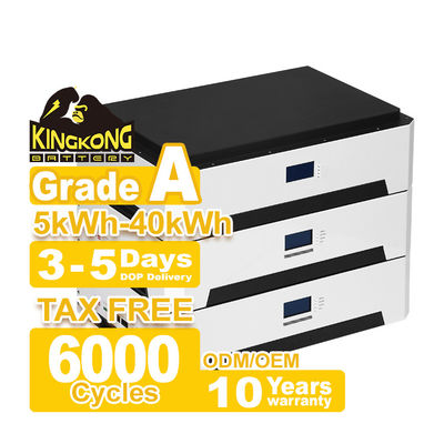 Growatt 51.2v 10kwh 20kwh 30kwh 50kwh Lifepo4 Litium Ion Home System słoneczny