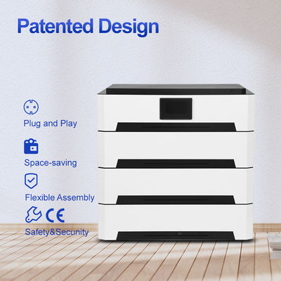 Growatt 51.2v 10kwh 20kwh 30kwh 50kwh Lifepo4 Litium Ion Home System słoneczny