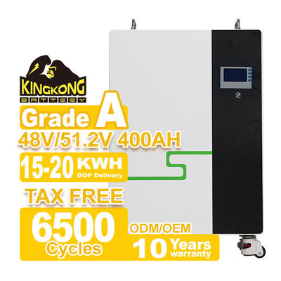 48V 51.2V LiFePO4 Bateria 200Ah 300Ah 400Ah 15kWh 20kWh Do magazynowania energii słonecznej