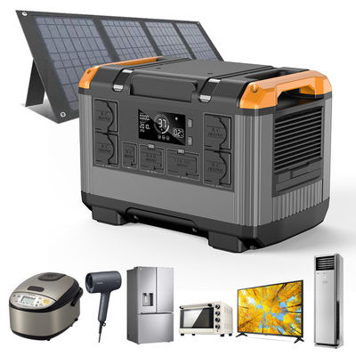 Elektrownia awaryjna zewnętrzna o mocy 2400w z typem baterii LiFePO4 i szybkim czasem ładowania