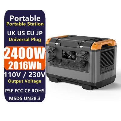 Elektrownia awaryjna zewnętrzna o mocy 2400w z typem baterii LiFePO4 i szybkim czasem ładowania