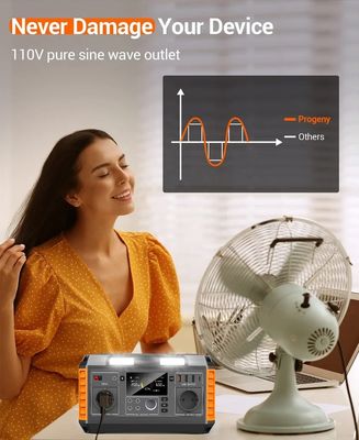 Dostosowalna 700W przenośna elektrownia słoneczna z baterią litowo-jonową i 520WH