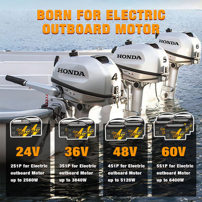 Niestandardowy zestaw baterii Lifepo4 12V 24V 36V 48V 60V Volt zestaw baterii litowo-jonowych dla łodzi RV Camper