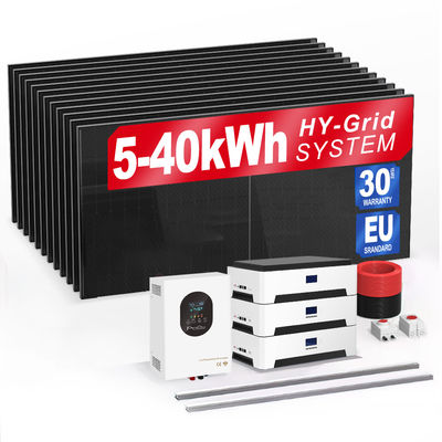 6Kw 10Kw 20Kw 30Kwh Baterie słoneczne złączone z siecią Baterie słoneczne Systemy zasilania do przechowywania energii