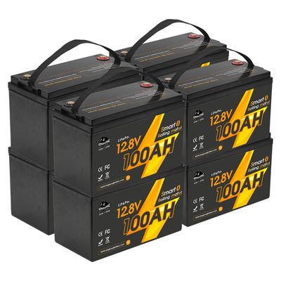 12V 12.8V 24V 48V Volt 100Ah 120Ah 200Ah 300Ah 400Ah Ładowalny Lifepo4 Deep Cycle Li Lithium Ion Battery Pack Zamknięty