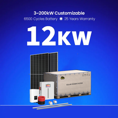 Hybrydowy system energii słonecznej 5kw/10kw w sieci domowej zestaw paneli słonecznych monokrystaliczny krzemowy polikrystalowe panele krzemowe