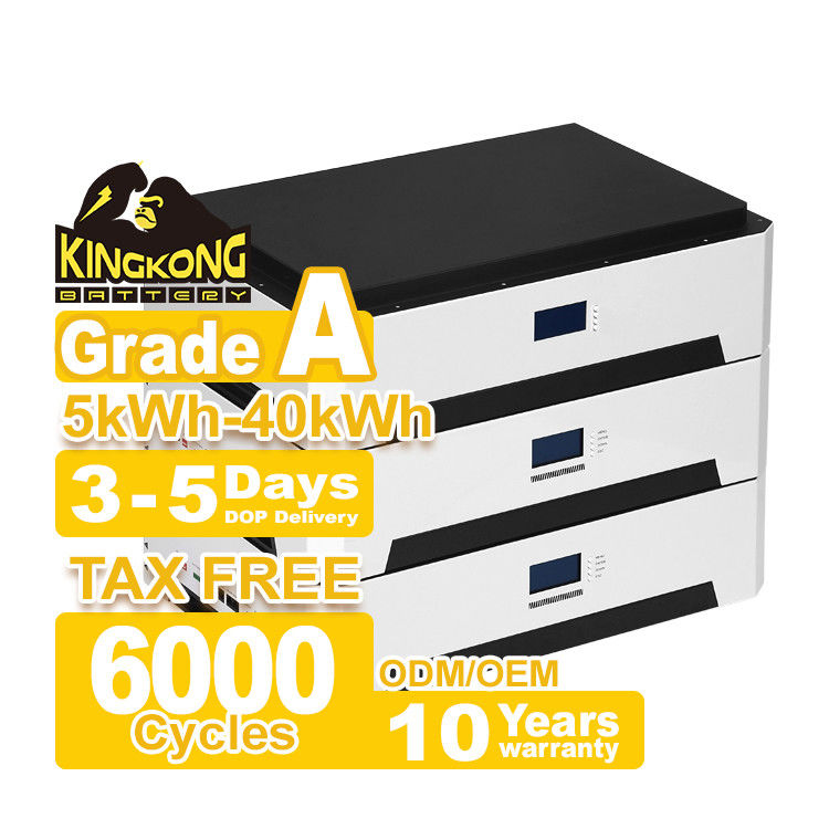 Growatt 51.2v 10kwh 20kwh 30kwh 50kwh Lifepo4 Litium Ion Home System słoneczny