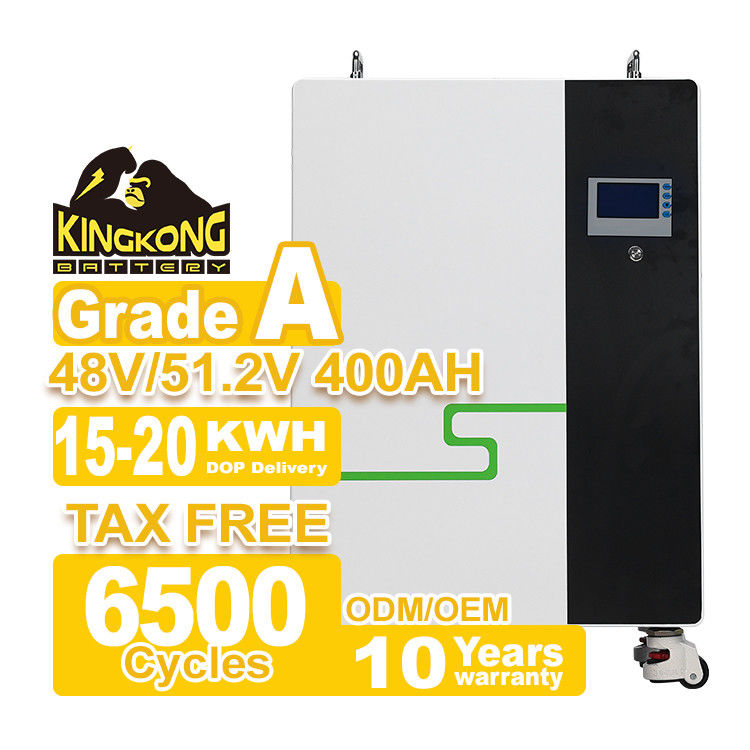 48V 51.2V LiFePO4 Bateria 200Ah 300Ah 400Ah 15kWh 20kWh Do magazynowania energii słonecznej