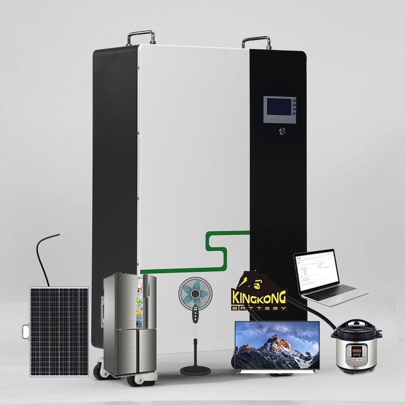 6000 razy żywotność cyklu Elektrownia ściana montuje bateria litowa 51.2V 10Kwh dla systemu energii słonecznej