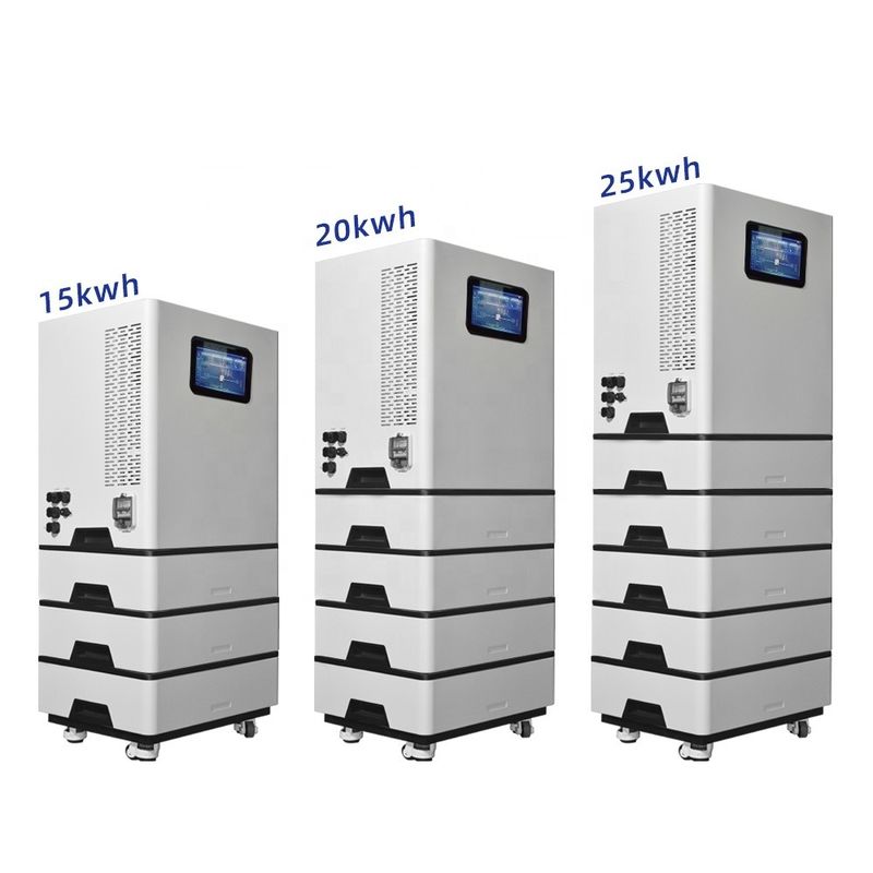 Połączenie z siecią hybrydową, zestawiona inteligentna bateria magazynowa energii 10kw 15kw 20kw 30kw 35kw