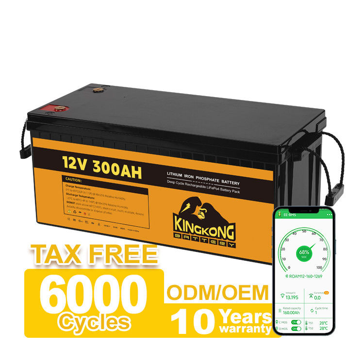 12V 24V 48V 51.2V Lifepo4 zestaw baterii 100Ah 200Ah 300Ah dla domowego systemu zasilania zapasowego