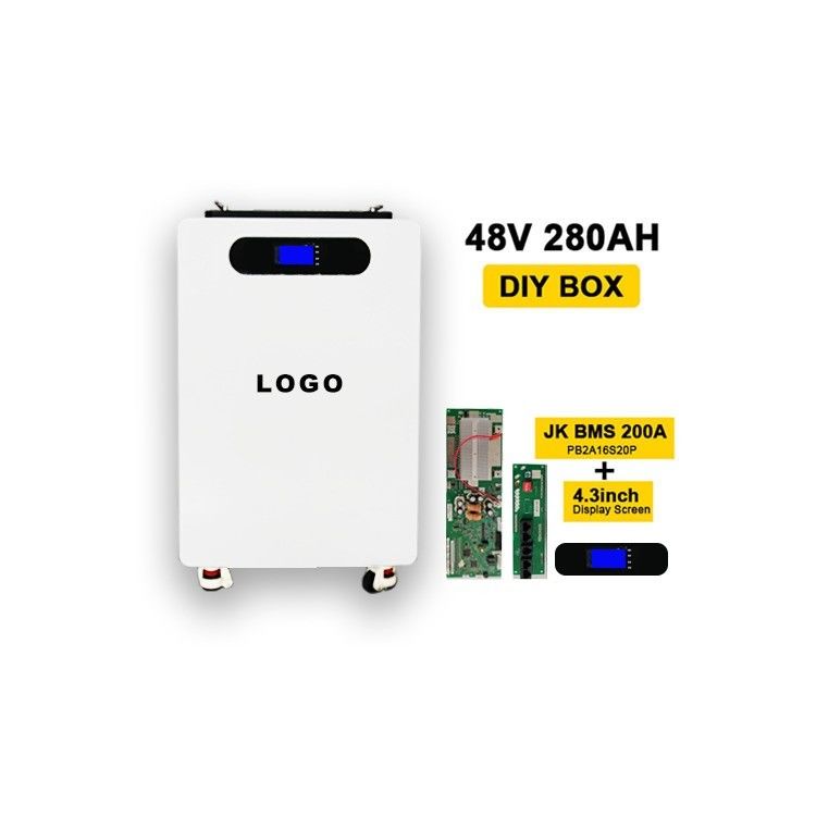 280ah Lifepo4 BMS Bateria DIY Bateria z kółkami i pionową obudową