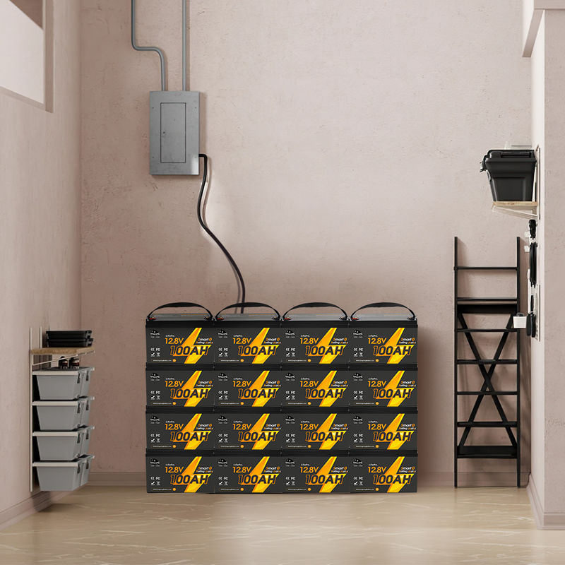 12V 12.8V 24V 48V Volt 100Ah 120Ah 200Ah 300Ah 400Ah Ładowalny Lifepo4 Deep Cycle Li Lithium Ion Battery Pack Zamknięty