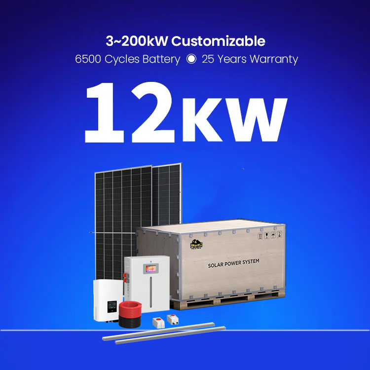 Hybrydowy system energii słonecznej 5kw/10kw w sieci domowej zestaw paneli słonecznych monokrystaliczny krzemowy polikrystalowe panele krzemowe