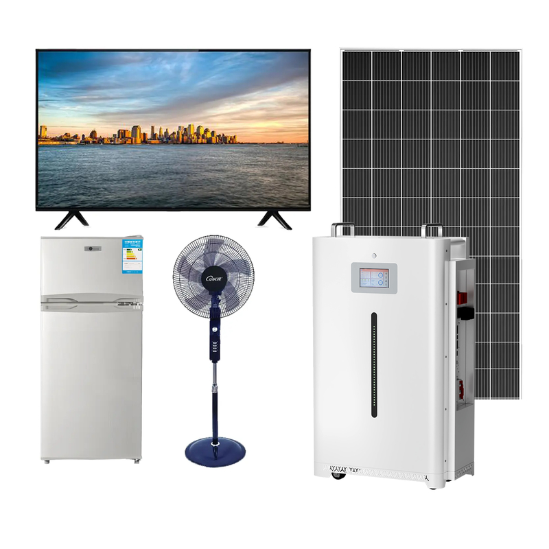 System wytwarzania energii słonecznej 1000W 110V 220V Lifepo4 Bateria Elektrownia domowa system wytwarzania energii słonecznej