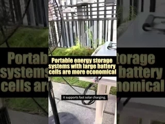 Przenośne systemy magazynowania energii z akumulatorami są łatwe w noszeniu i mają dużą pojemność