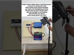 Po zainstalowaniu Solar Power Backup dla domu, nasz dom może działać wszystkie urządzenia za darmo