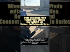 Jak dopasować i podłączyć napięcie seryjne podczas instalacji systemu wytwarzania energii słonecznej