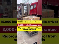 15000 nowych baterii litowo-jonowych, zapewniających ponad 3000 cykli użytkowania.
