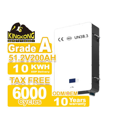 Hybrydowa sieć zasilania Lifepo4 Home Bateria 48V 200ah 10Kwh 51.2v 300ah Baterie litowo-jonowe z WIFI