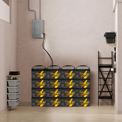 12V 12.8V 24V 48V Volt 100Ah 120Ah 200Ah 300Ah 400Ah Ładowalny Lifepo4 Deep Cycle Li Lithium Ion Battery Pack Zamknięty
